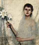 Franz von Stuck Unschuld oil